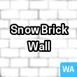 Snow Brick Wall