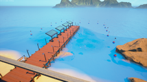 The dock behind the Game World Ports