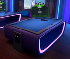 An Arcade billiards table