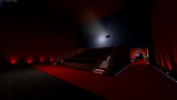 One of the theater rooms