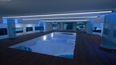 The pool in the basement